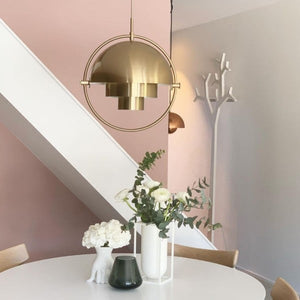 Postmodern Danish Multi-Lite Pendant Light