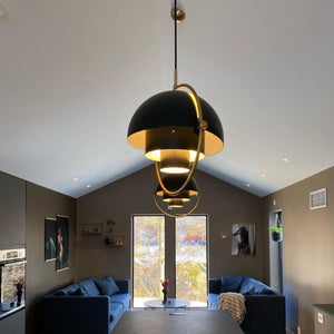 Postmodern Danish Multi-Lite Pendant Light