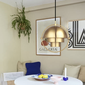 Postmodern Danish Multi-Lite Pendant Light