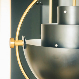 Postmodern Danish Multi-Lite Pendant Light