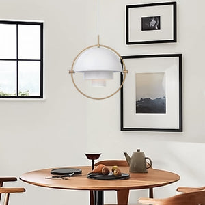 Postmodern Danish Multi-Lite Pendant Light