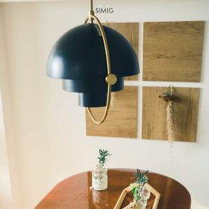 Postmodern Danish Multi-Lite Pendant Light