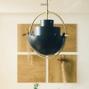 Postmodern Danish Multi-Lite Pendant Light