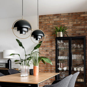 Postmodern Danish Multi-Lite Pendant Light