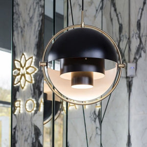 Postmodern Danish Multi-Lite Pendant Light