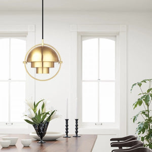 Postmodern Danish Multi-Lite Pendant Light