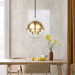 Postmodern Danish Multi-Lite Pendant Light