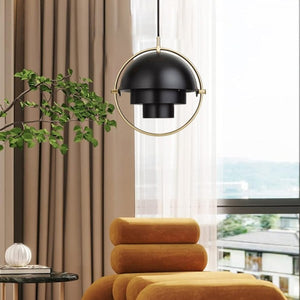 Postmodern Danish Multi-Lite Pendant Light