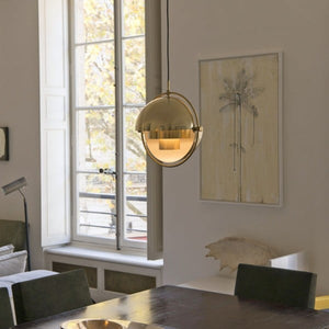 Postmodern Danish Multi-Lite Pendant Light