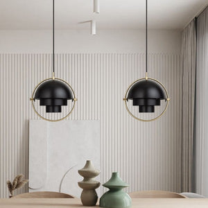 Postmodern Danish Multi-Lite Pendant Light
