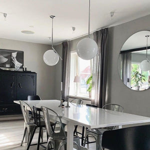 Glass Ball Pendant Light