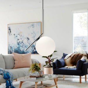Glass Ball Pendant Light