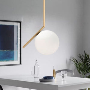 Glass Ball Pendant Light