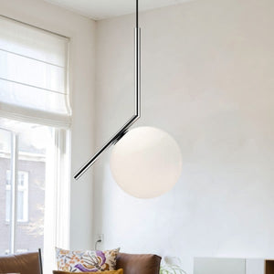 Glass Ball Pendant Light