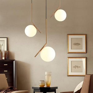 Glass Ball Pendant Light