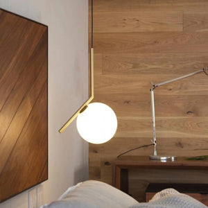 Glass Ball Pendant Light