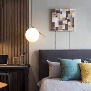 Glass Ball Pendant Light