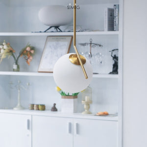 Glass Ball Pendant Light