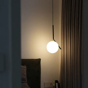 Glass Ball Pendant Light