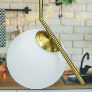 Glass Ball Pendant Light