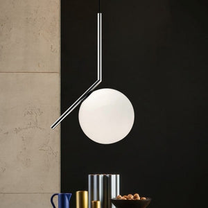Glass Ball Pendant Light