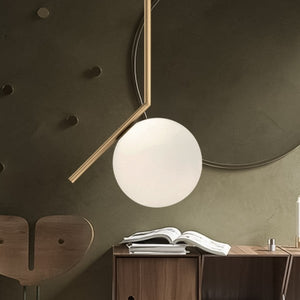 Glass Ball Pendant Light
