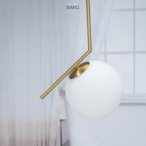 Glass Ball Pendant Light