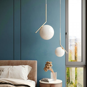 Glass Ball Pendant Light