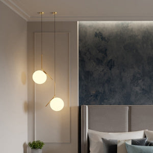 Glass Ball Pendant Light