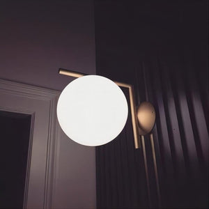 Modern Globe Wall Light for Living Room or Bedroom
