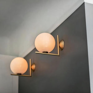 Modern Globe Wall Light for Living Room or Bedroom