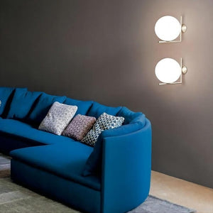 Modern Globe Wall Light for Living Room or Bedroom