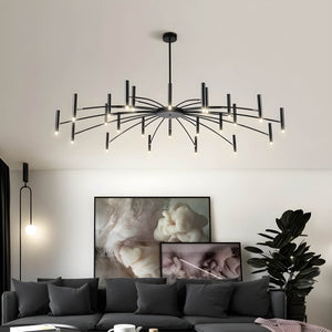 Modern LED Multi-Arm Ceiling Light in Nordic Minimalist Design