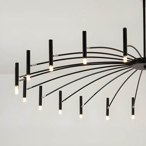 Modern LED Multi-Arm Ceiling Light in Nordic Minimalist Design