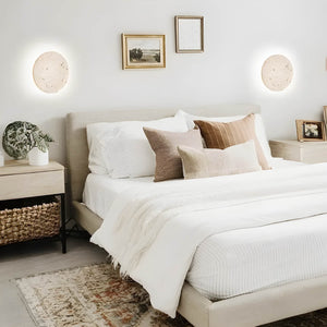 Modern Wall Light with Woven Hemp Rope Design