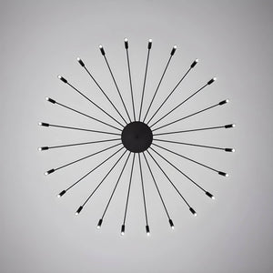 Modern LED Multi-Arm Ceiling Light in Nordic Minimalist Design