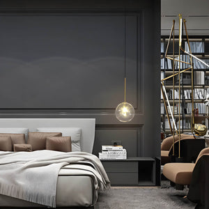 Modern Glass Ball Pendant Light