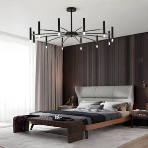 Modern LED Multi-Arm Ceiling Light in Nordic Minimalist Design