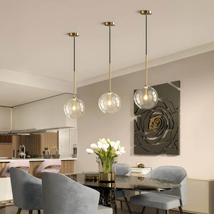 Modern Glass Ball Pendant Light