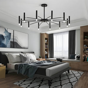 Modern LED Multi-Arm Ceiling Light in Nordic Minimalist Design