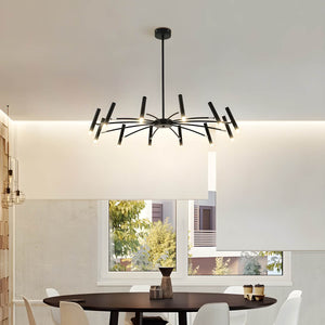Modern LED Multi-Arm Ceiling Light in Nordic Minimalist Design
