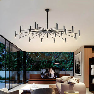 Modern LED Multi-Arm Ceiling Light in Nordic Minimalist Design