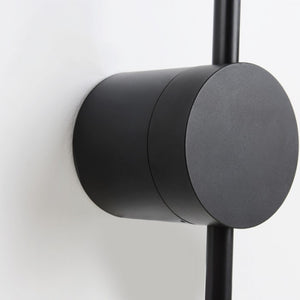 Modern LED Wall Light Minimalist Black Linear Sconce for Bedroom and Living Room