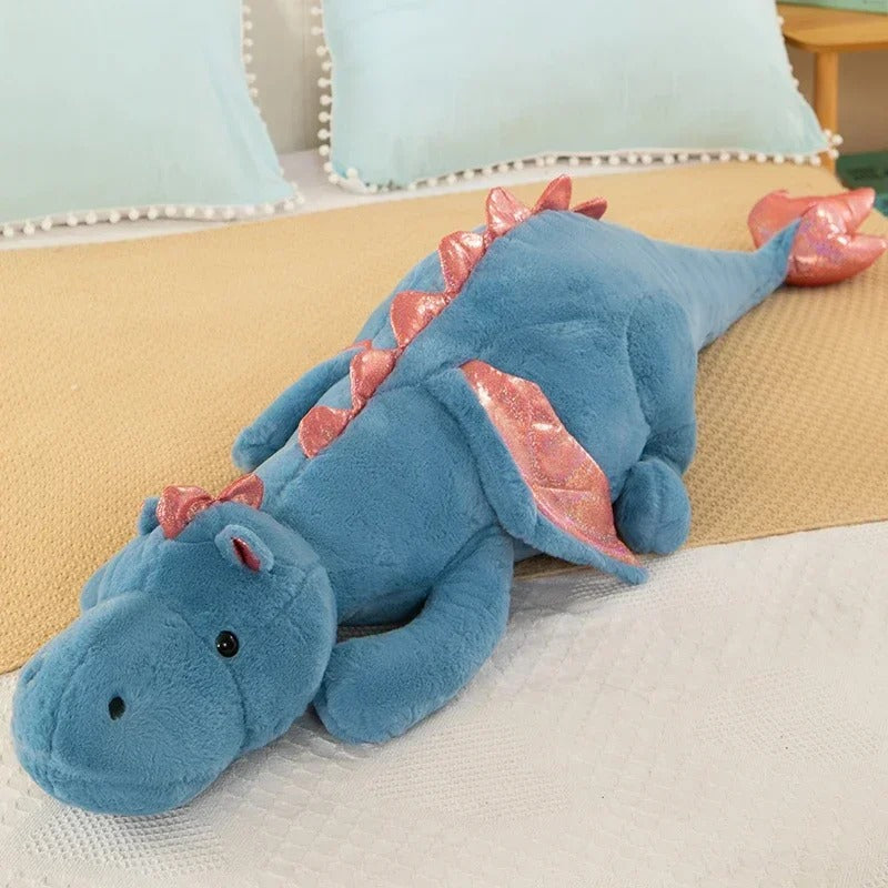 150cm Flying Dragon Stuffed Dinosaur Pillow for Kids