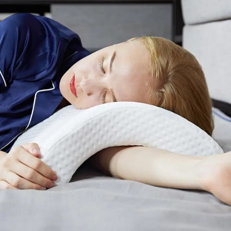U-Shaped Memory Foam Orthopedic Pillow for Side Sleepers