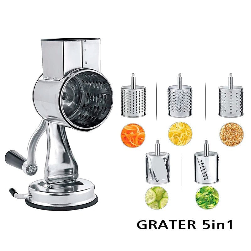 Multi-Function Nut Grinder Slicer with 5 Blades