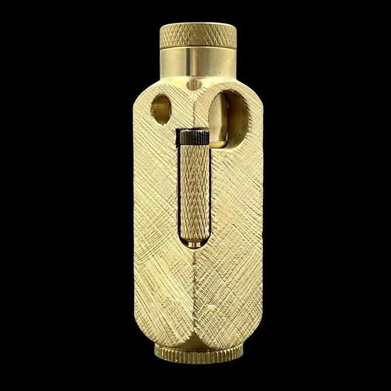 Heavy Brass Kerosene Lighter Retro Collectible