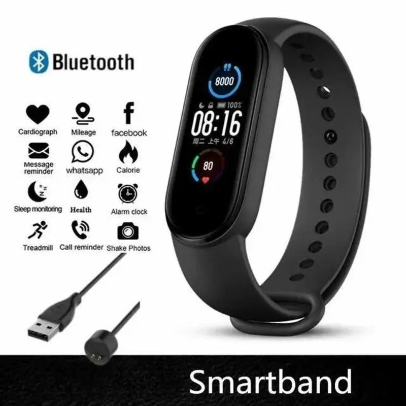 Smart Bluetooth Watch with Step Counter & Alerts