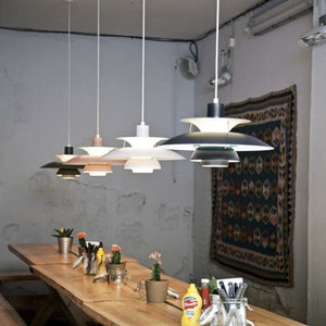 Colorful Danish Umbrella Pendant Light