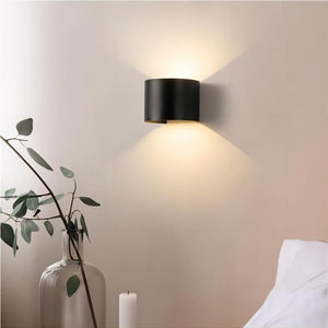 Modern Cube LED Wall Light – Minimalist Up Down Lighting Fixture
